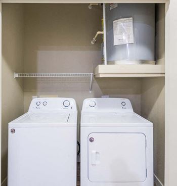 In home stacked washer/dryer